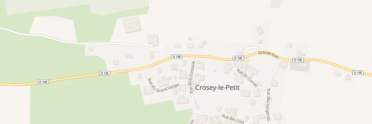 Plan du 9 Grande Rue à Crosey-le-Petit