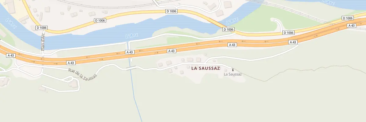 Plan du 607 Rue de la saussaz à Saint-Michel-de-Maurienne