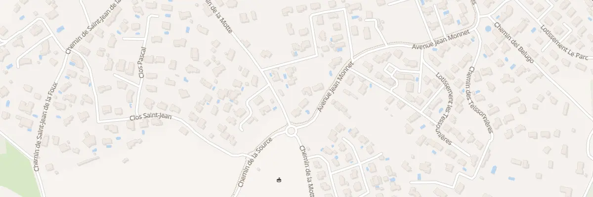 Plan du 847 Che de la Motte à Draguignan