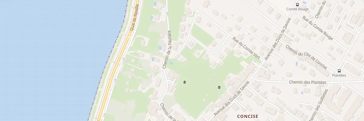 Plan du 14 Rue du Comte Vert à Thonon-les-Bains