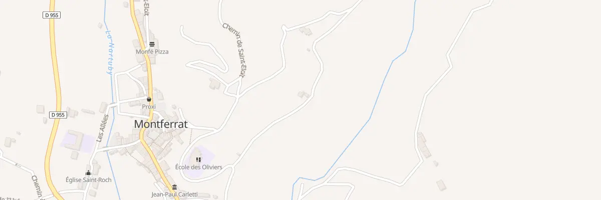 Plan du 5143 La Faisse à Montferrat