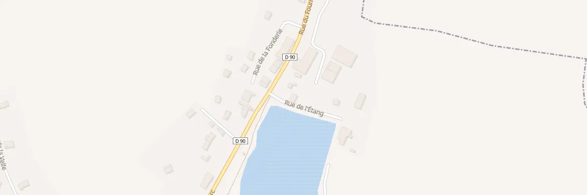 Plan du 1 Rue de l’Etang à Fallon