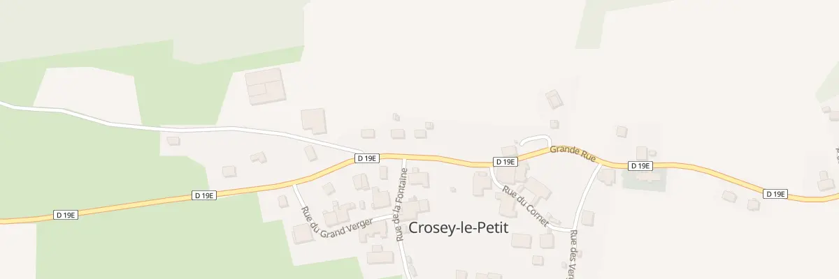 Plan du 10 Gr Grande Rue à Crosey-le-Petit