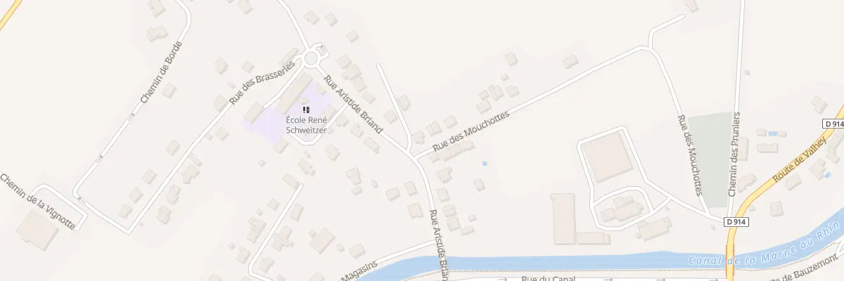 Plan du 1 Rue des Mouchottes à Einville-au-Jard