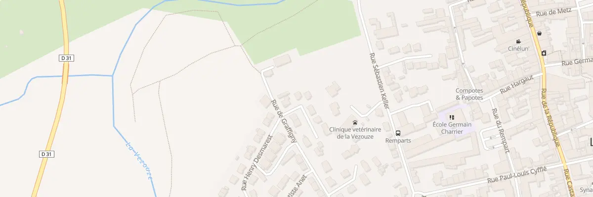 Plan du 3 Rue Laurent Charpentier à Lunéville