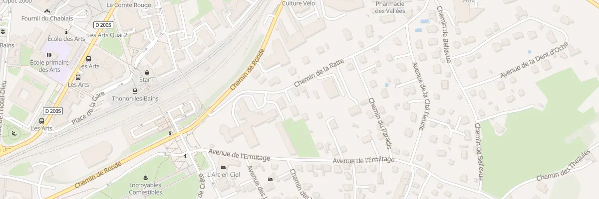 Plan du 20 Che de la Ratte à Thonon-les-Bains