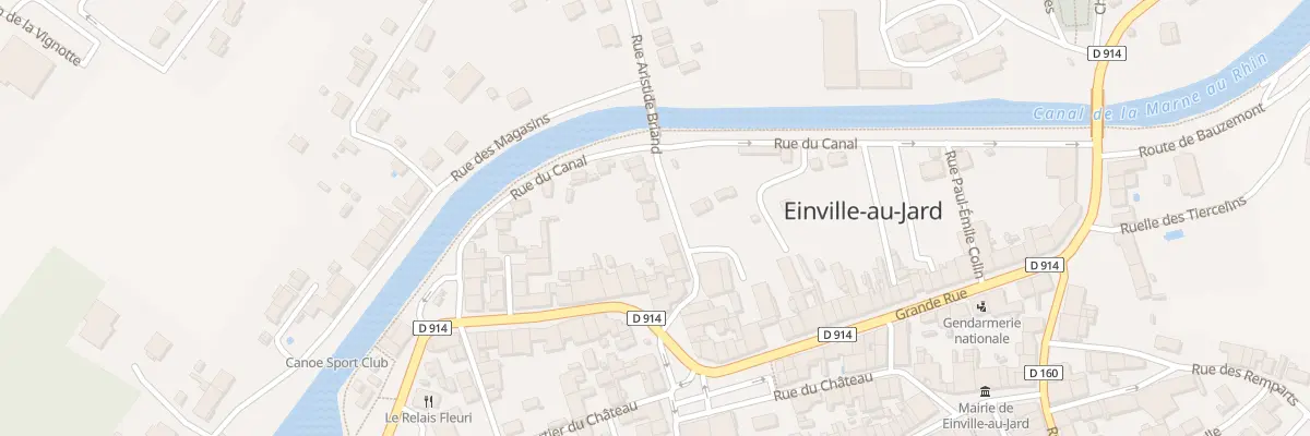 Plan du 7 Rue Aristide Briand à Einville-au-Jard