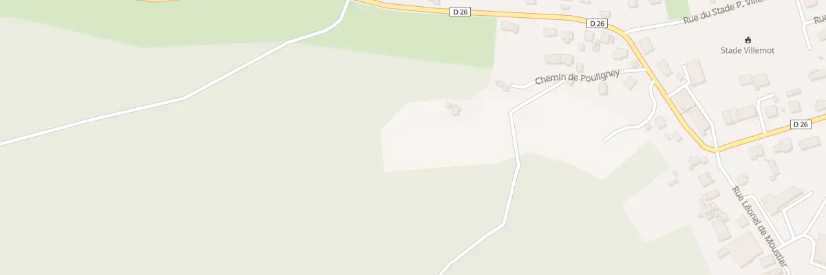 Plan du 6 Che de Pouligney à Pays-de-Clerval