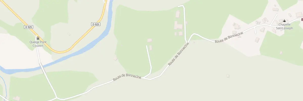 Plan du 307 Rte de Bonnecine à Queige