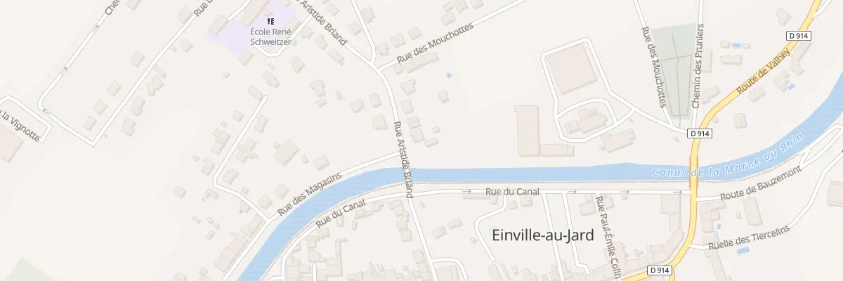 Plan du 8 Rue Aristide Briand à Einville-au-Jard