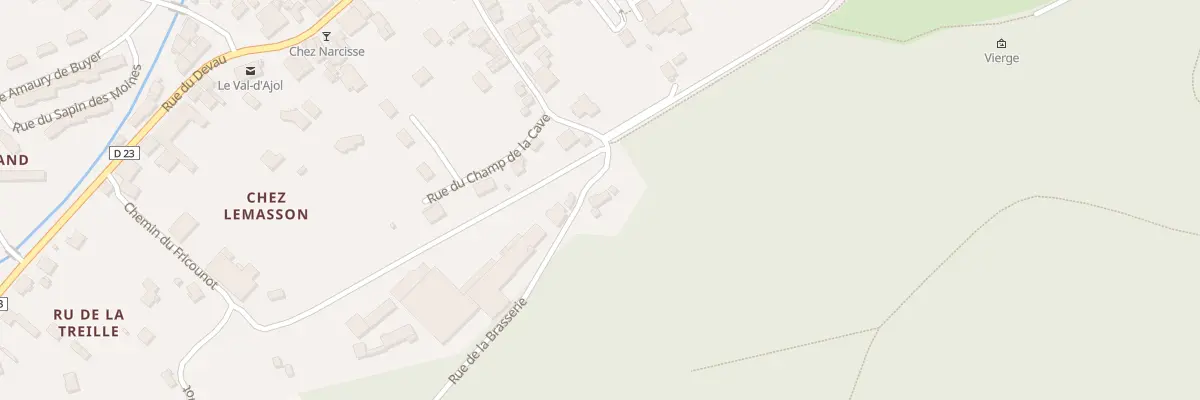 Plan du 16 Rue de la Brasserie au Val-d’Ajol