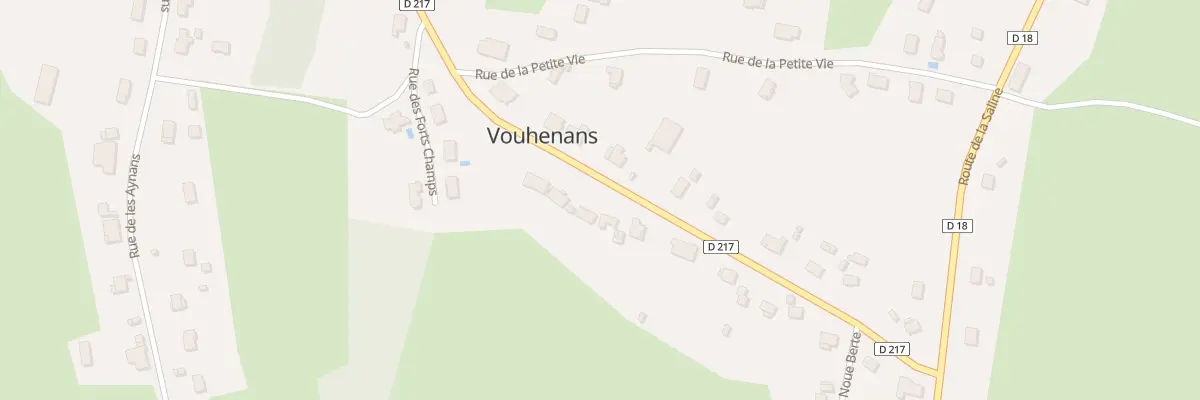 Plan du 4B Rue de la Grand Vie à Vouhenans
