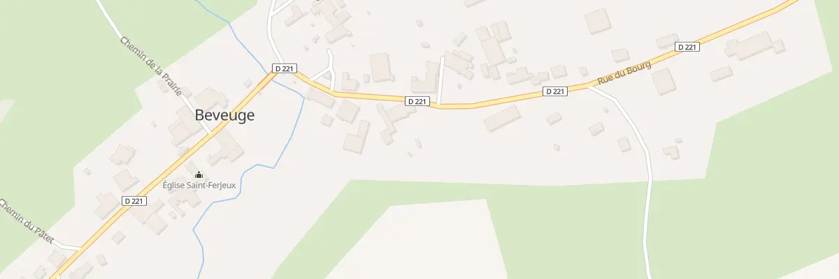 Plan du 12 Rue du Bourg à Beveuge