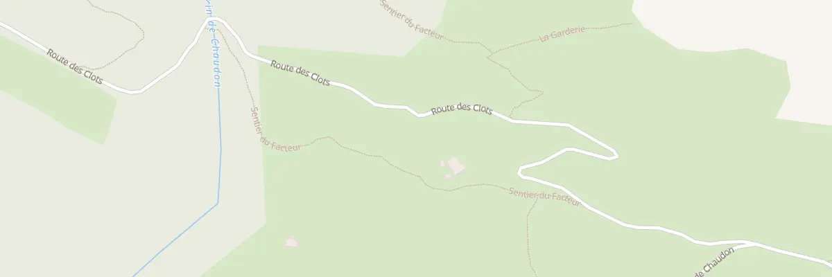 Plan du 1500 Rte des Clots à Méolans-Revel