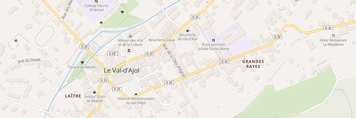 Plan du 6 Rue de la Côte d’Agnal au Val-d’Ajol