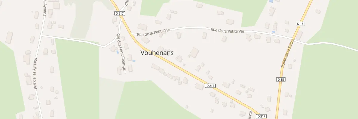 Plan du 5  à Vouhenans