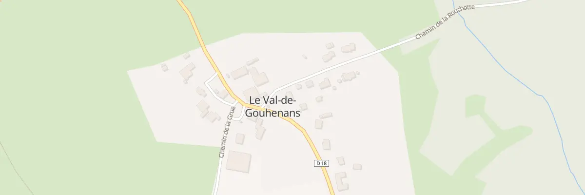 Plan du 1 Chem de la Rouchotte au Val-de-Gouhenans