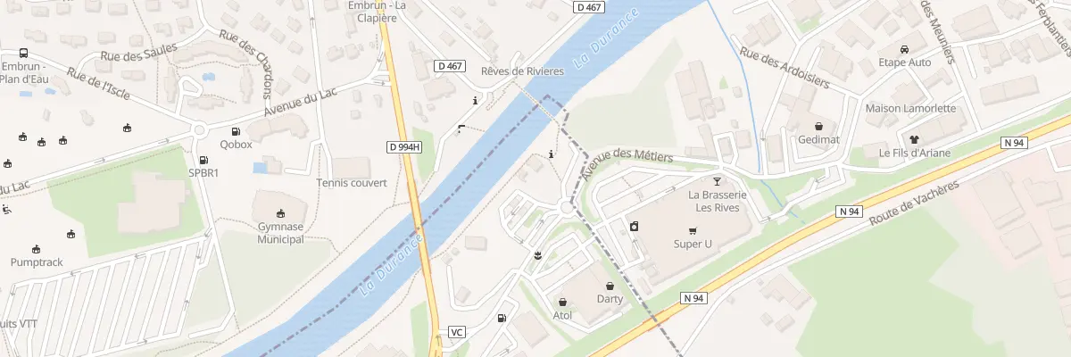 Plan du 131 Rte d’Entraigues à Baratier