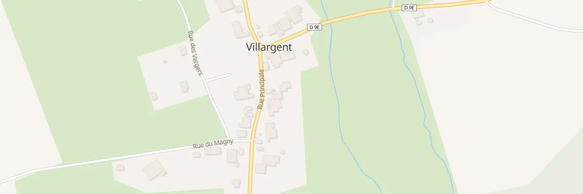 Plan du 7 Rue Principale à Villargent