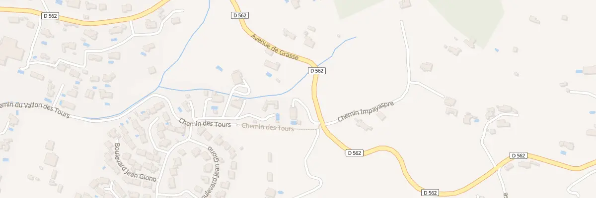 Plan du 2056 Av de Grasse à Draguignan