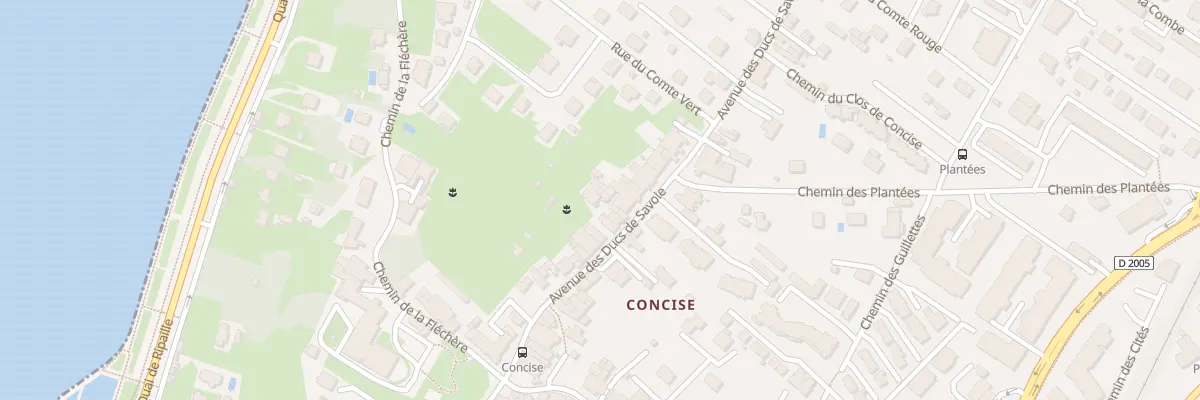 Plan du 28T Av des Ducs de Savoie à Thonon-les-Bains