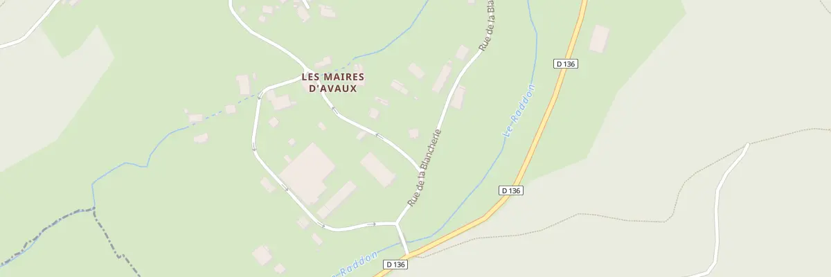 Plan du 110 Les Maires Davaux Rue Eco à Saint-Bresson