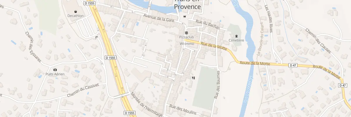 Plan du 38 Rue Nationale à Trans-en-Provence
