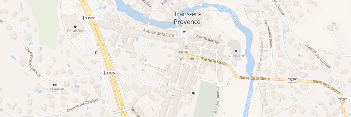 Plan du 22 Rue Nationale à Trans-en-Provence