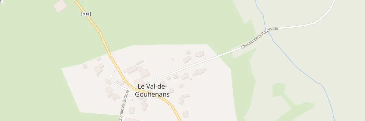 Plan du 4 Chem de la Rouchotte au Val-de-Gouhenans