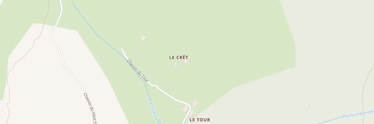 Plan du 1194 Che du Tour à Mégevette