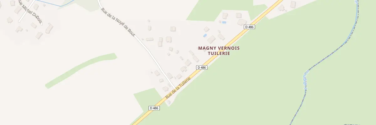 Plan du 25 Rue de la Tuilerie à Magny-Vernois