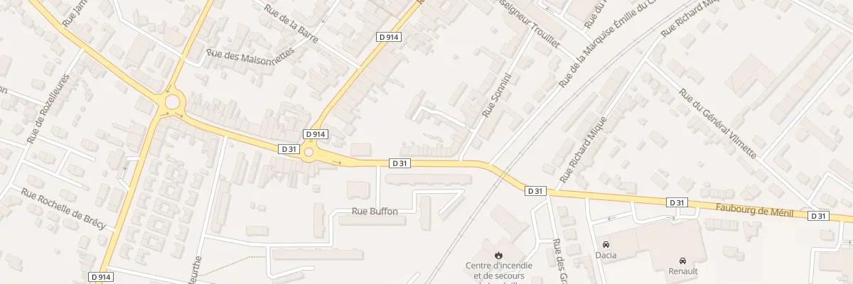 Plan du 9 Rue Edmond Braux à Lunéville