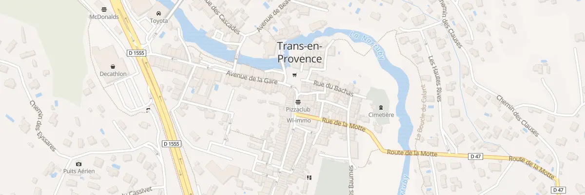 Plan du 4 Rue Nationale à Trans-en-Provence