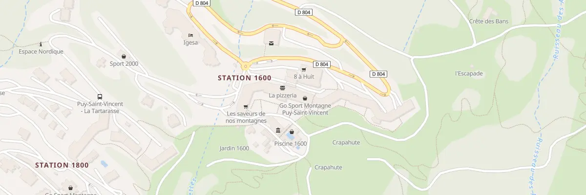Plan du 90 Rue de la Voile à Puy-Saint-Vincent