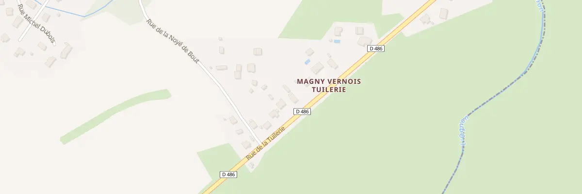 Plan du 23 Rue de la Tuilerie à Magny-Vernois