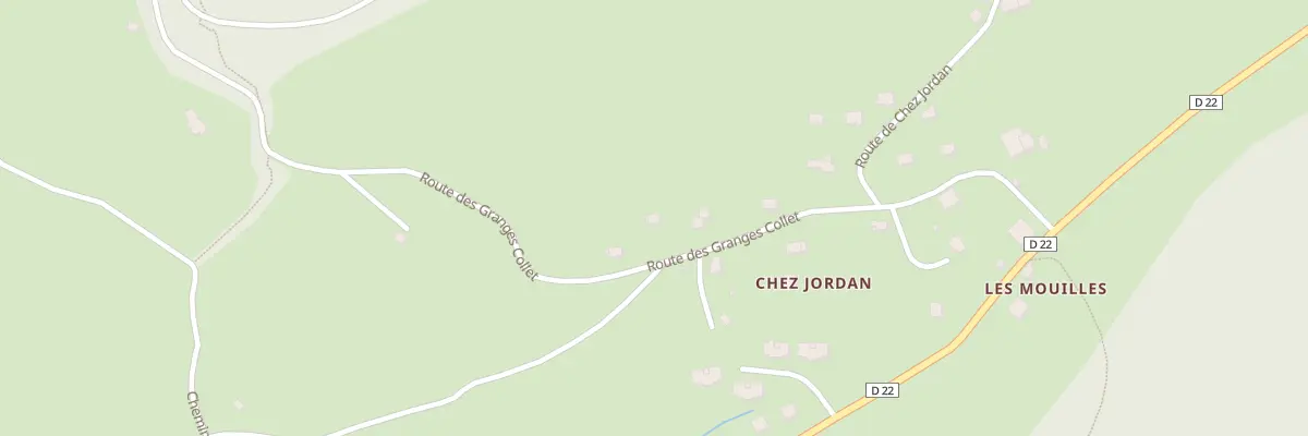 Plan du 140 Rte des Granges Collet à Habère-Poche