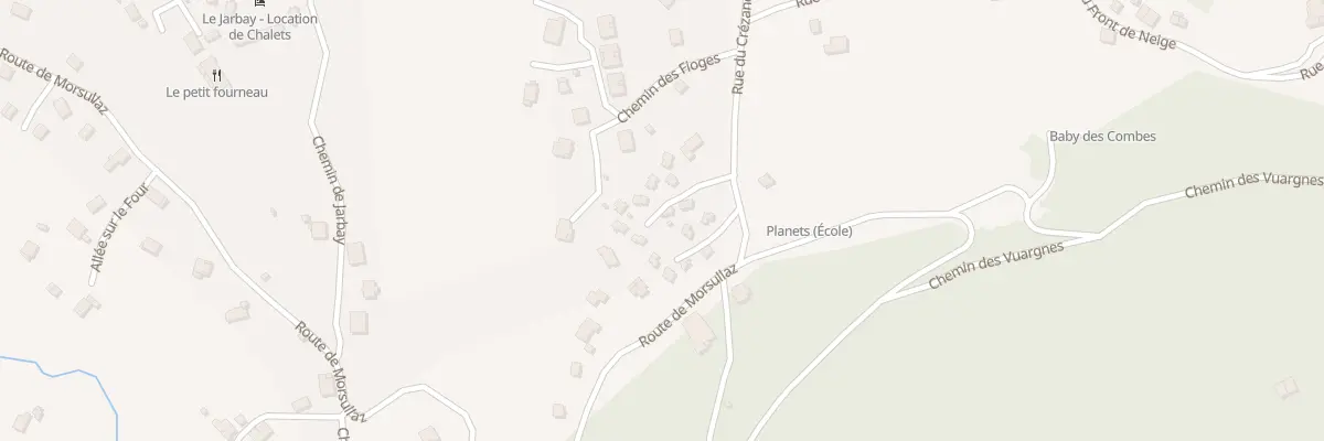 Plan du 540 Rue du Crezano à Mont-Saxonnex
