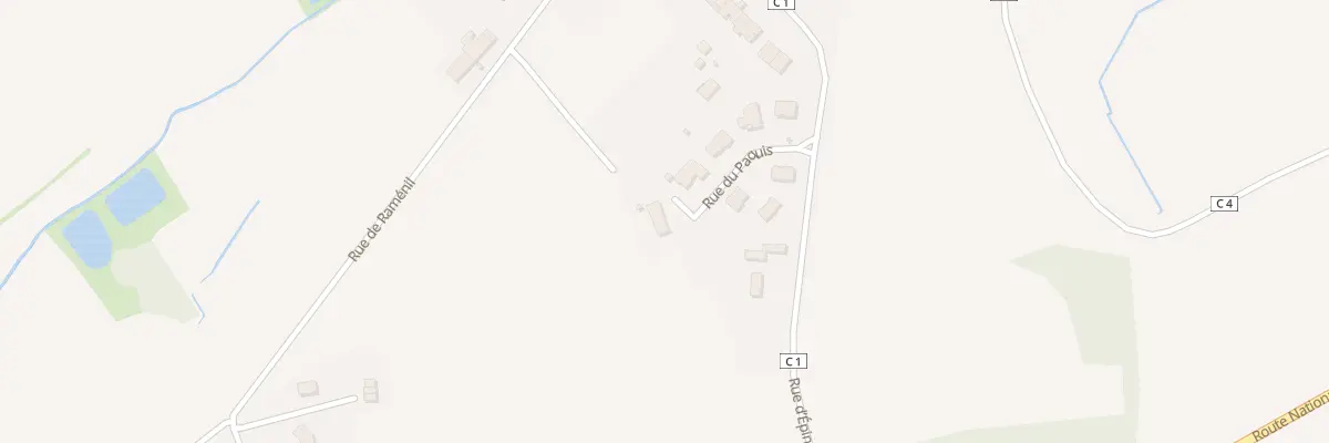 Plan du 7 Rue du Paquis à Jeuxey
