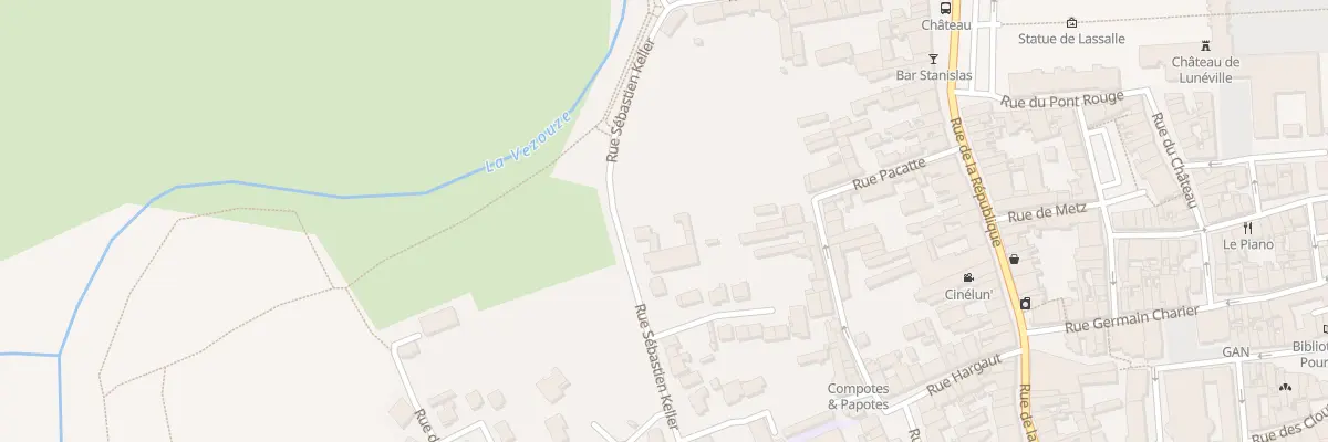 Plan du 42B Rue Sébastien Keller à Lunéville