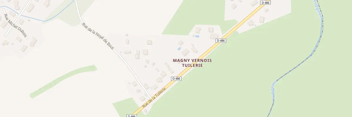 Plan du 21 Rue de la Tuilerie à Magny-Vernois