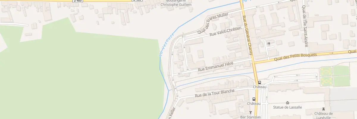 Plan du 14 Rue Valot Chrétien à Lunéville