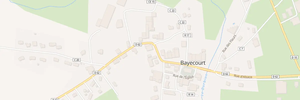 Plan du 53 Rue de Lorraine à Bayecourt