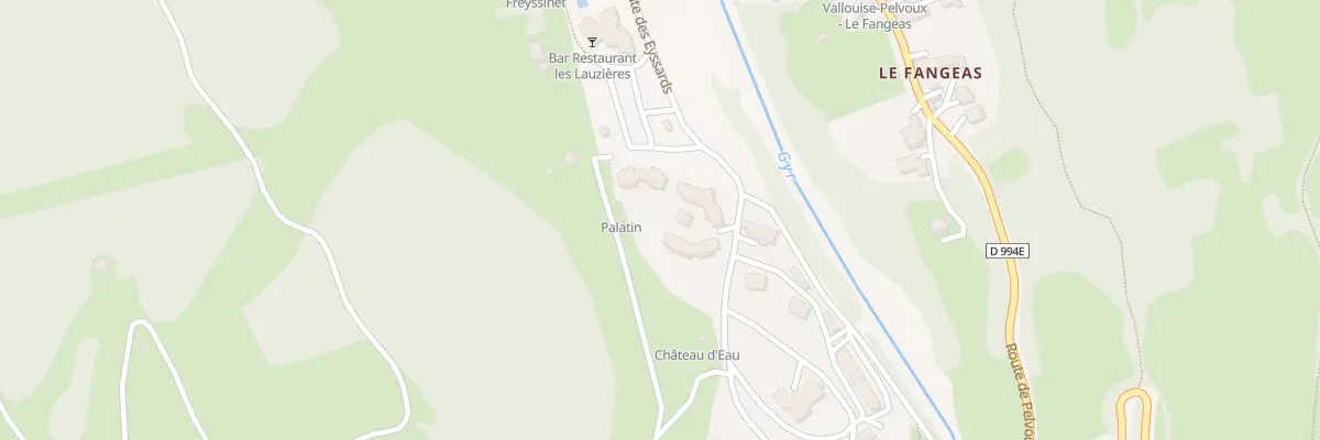 Plan du 468 Rte des Eyssards à Vallouise-Pelvoux