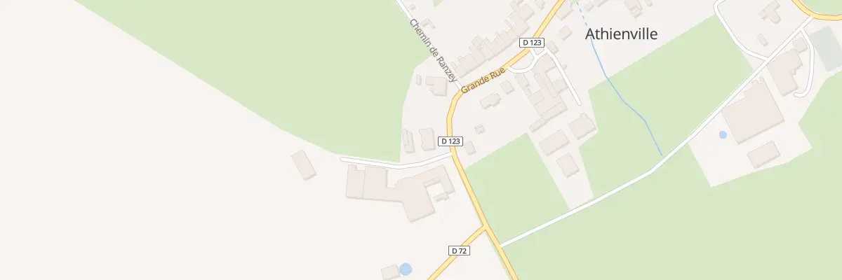 Plan du 58 Grande Rue à Athienville