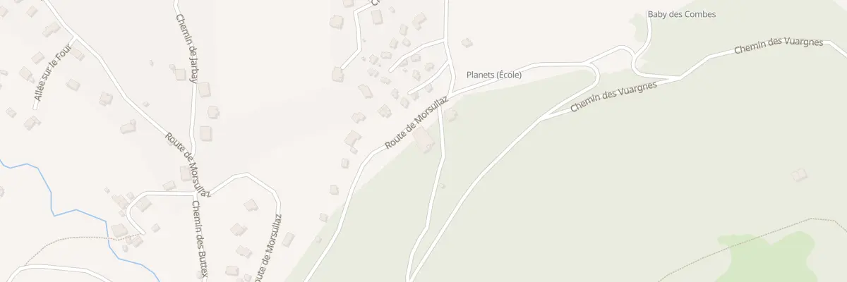 Plan du 1212 Rte de Morsullaz à Mont-Saxonnex