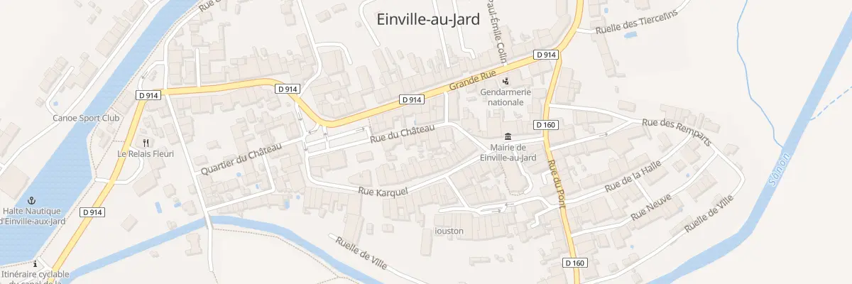 Plan du 10 Rue du Château à Einville-au-Jard