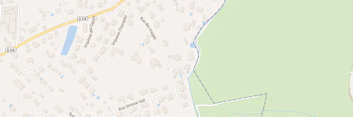 Plan du 18 Rue des Vosges à Magny-Vernois