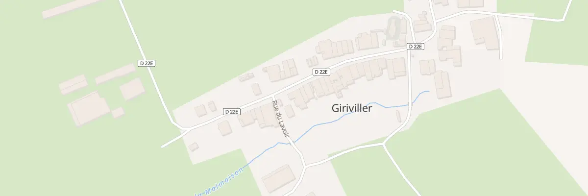 Plan du 23 Rue des Trois Fontaines à Giriviller
