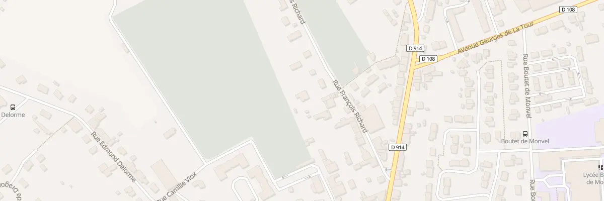 Plan du 23 Rue François Richard à Lunéville