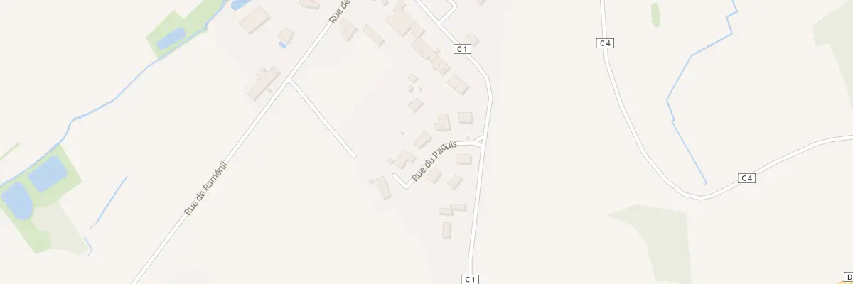Plan du 6 Rue du Paquis à Jeuxey